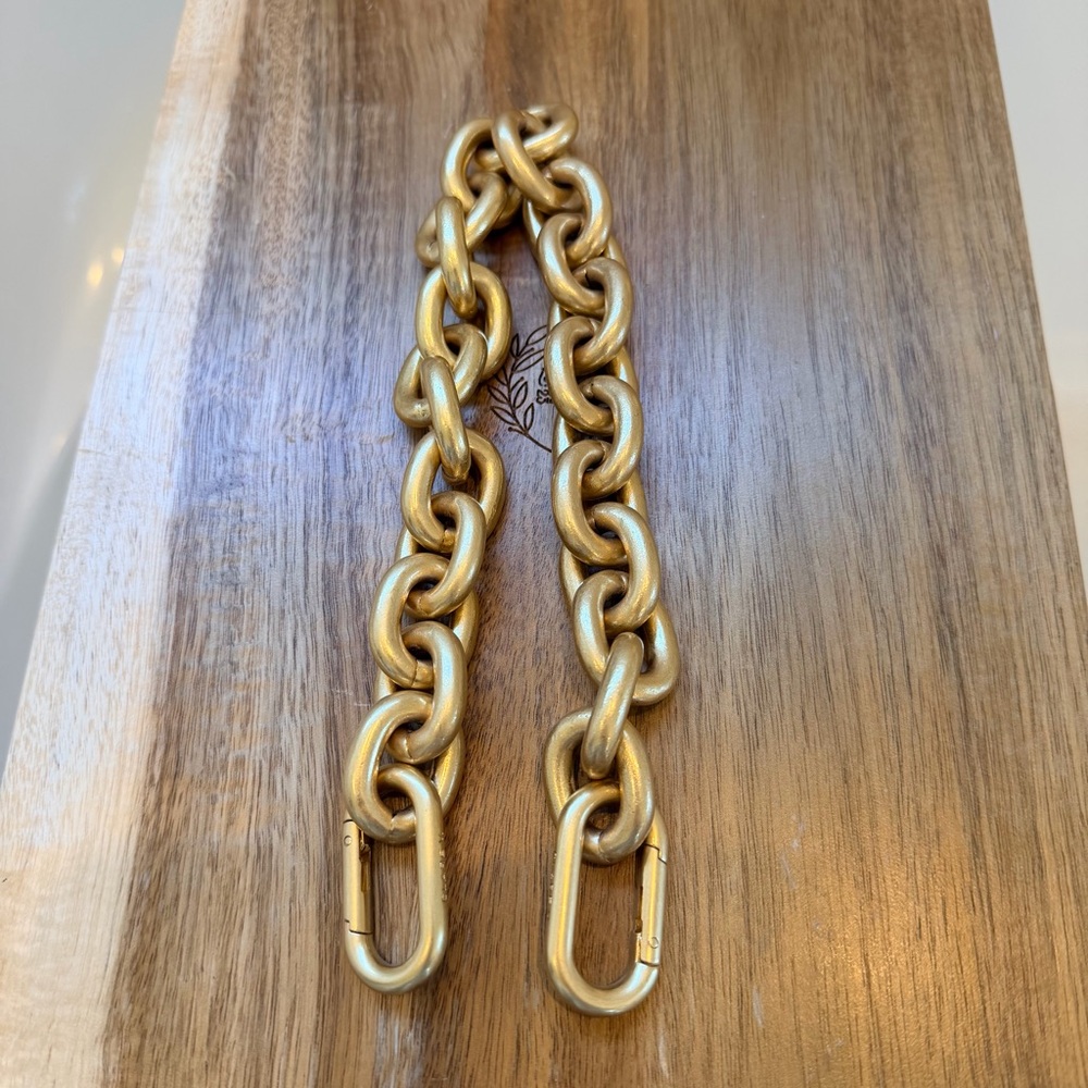 Clare V shortie strap vintage gold NWT retail $125
